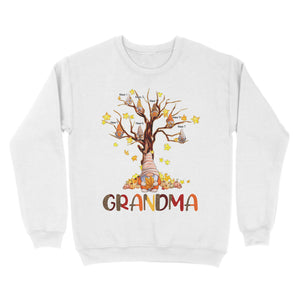 Gnome Thanksgiving Grandma Sweatshirt Custom kids names, Grandma Shirts Thanksgiving gifts for Grandma FFS - IPHW1781