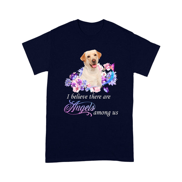 Personalized Dog Memorial Gift| Angels Among Us| Dog Memory T-shirt, Sympathy Gift for Loss of Dog| JTSD182 A02M01