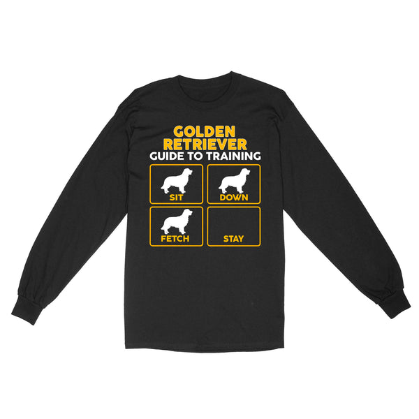 Golden Retriever Standard Long Sleeve | Funny Guide to Training dog - FSD2402D08