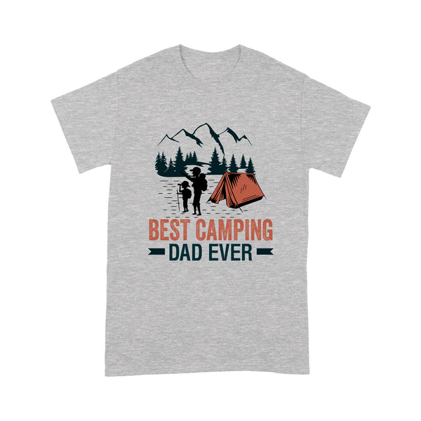 Best Camping Dad Ever | Camping Dad Camper Father Camping Dad T-Shirt | Dads Love To Go Camping Vintage Shirts| NS83 Myfihu