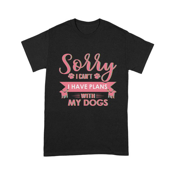 Dog Lover T-shirt|I Have Plans With My Dogs T-shirt, Funny Dog Shirt, Dog Lover Gift, Dog Mom Shirt, Dog Dad Shirt, Pet Lover Shirt| JTSD103 A02M07