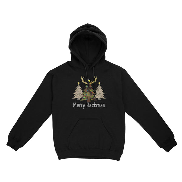 Deer, Elk, Moose hunting Merry Rackmas hunting gift for men Standard Hoodie