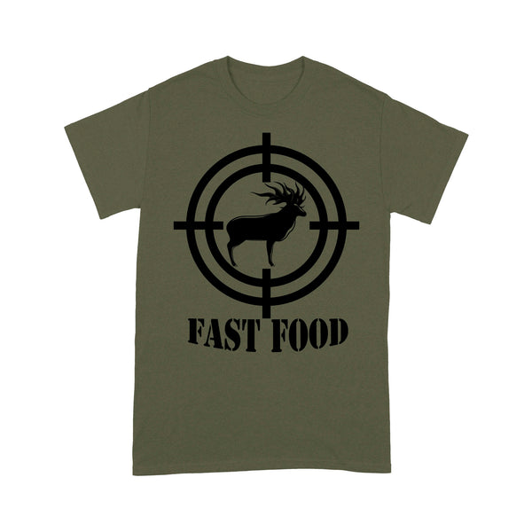 Deer Hunting T-shirt| Fast Food| Cool Hunting Shirt for Him, Outdoor Hunting Lovers, Hunters Gift| NTS49 Myfihu